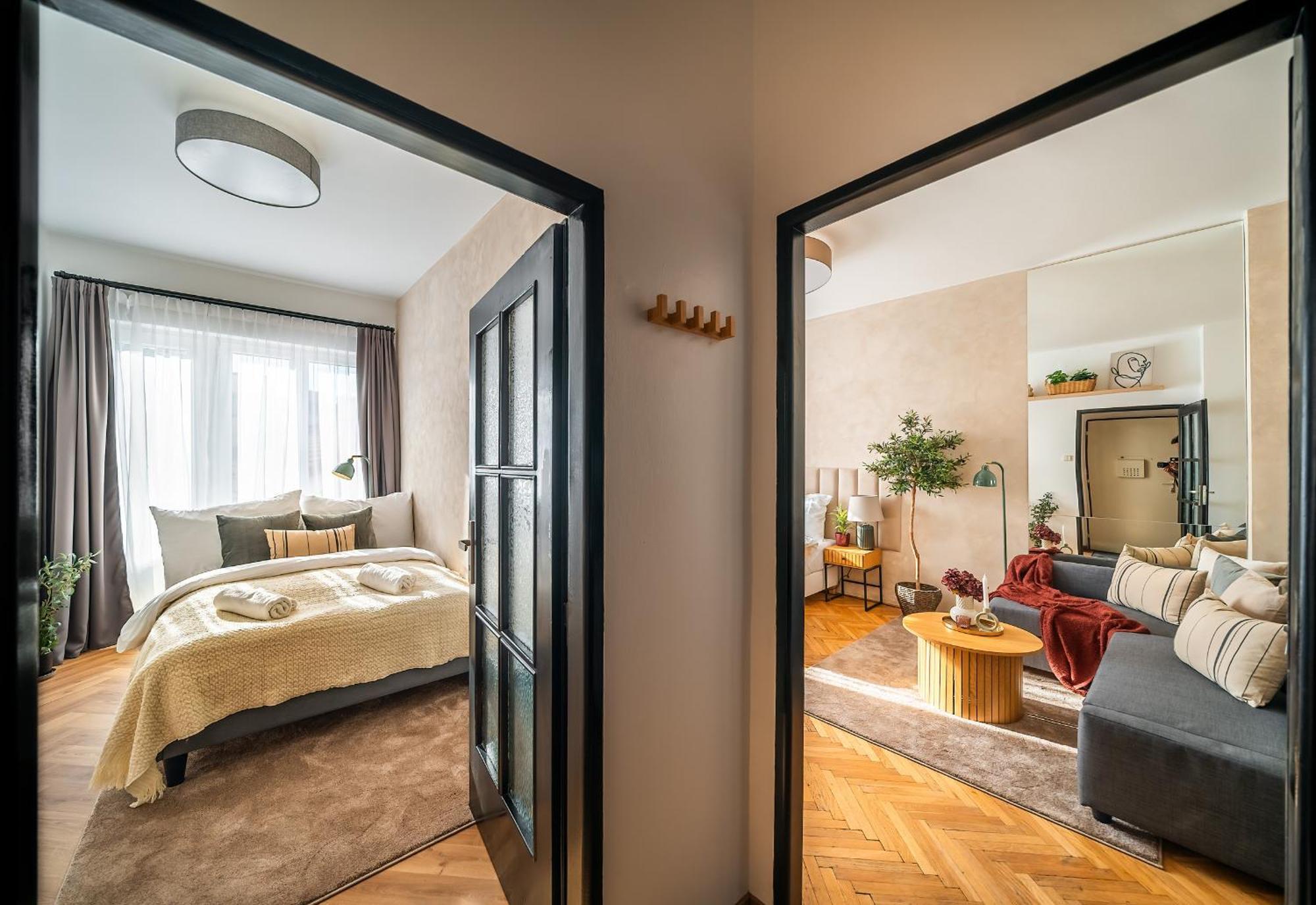 2Br 1,5Bath Chic City Suite Near Wenceslas Square Prague Ngoại thất bức ảnh